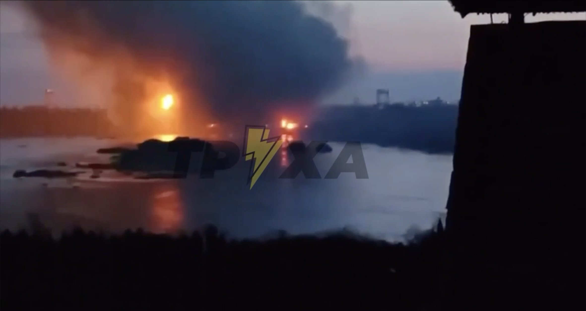 Dnipro Hydroelectric Power Plant is struck in 22 March 2024 Russian attack